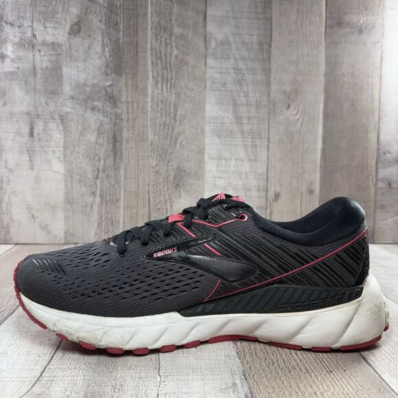 Brooks Adrenaline GTS 19 Women's Size 8 Running Shoes Athletic Sneakers Black - Picture 8 of 16